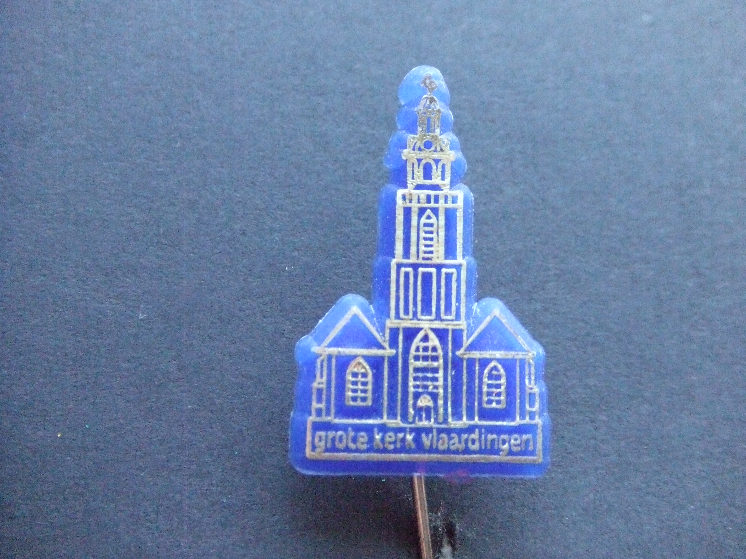 Vlaardingen Grote kerk blauw